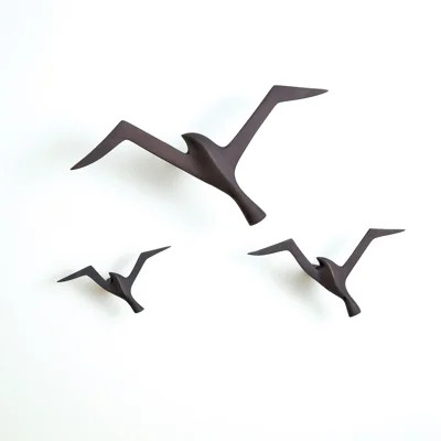 3 Piece Flock Wall Décor Set | Wayfair North America