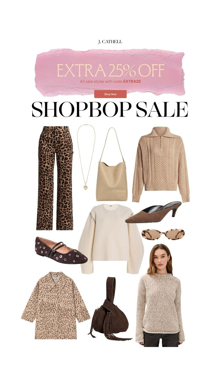 Shopbop Sale Picks ✨

The Shopbop Sale is here, and these are the pieces worth grabbing. From elevated wardrobe staples to statement styles you’ll wear on repeat, this edit is filled with chic, timeless finds that are actually a good investment. Even better—use our exclusive discount code for 25% off to save big on your favorites.

Save this post for easy sale shopping and tap to shop before these styles sell out. 🤍 

 #LTKStyle #ShopbopSale #ShopbopFinds #SaleStyle #DesignerDeals #LTKootd #LTKOver40