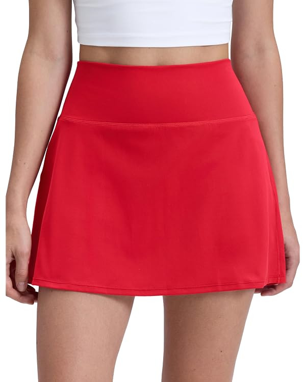 CRZ YOGA Butterluxe High Waisted Tennis Skirts for Women - Mini Lined A Line Golf Casual Skort wi... | Amazon (US)