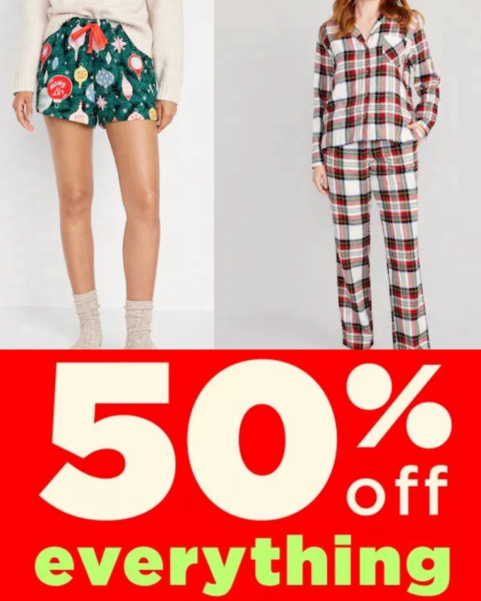 Yes even matching family Christmas Pajamas! Old navy sale  

#LTKfindsunder50 #LTKHolidaySale #LTKsalealert