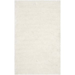 Safavieh Arctic Shag White Shag Rug - 6' x 9' | Homesquare