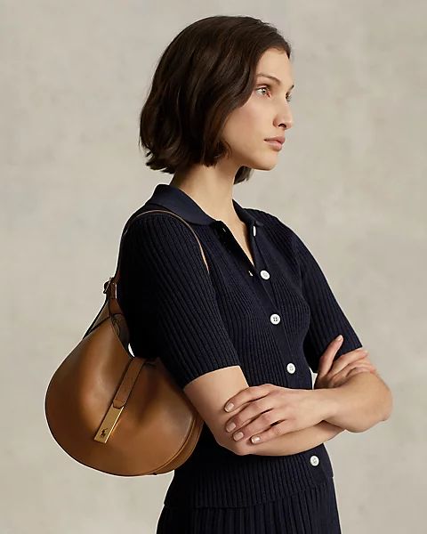 Polo ID Calfskin Small Shoulder Bag | Ralph Lauren (UK)