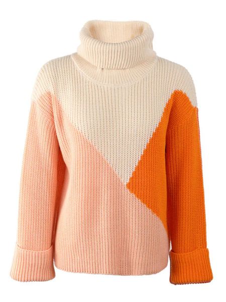 'Lydia' Turtleneck Color Block Sweater (3 Colors) | Goodnight Macaroon