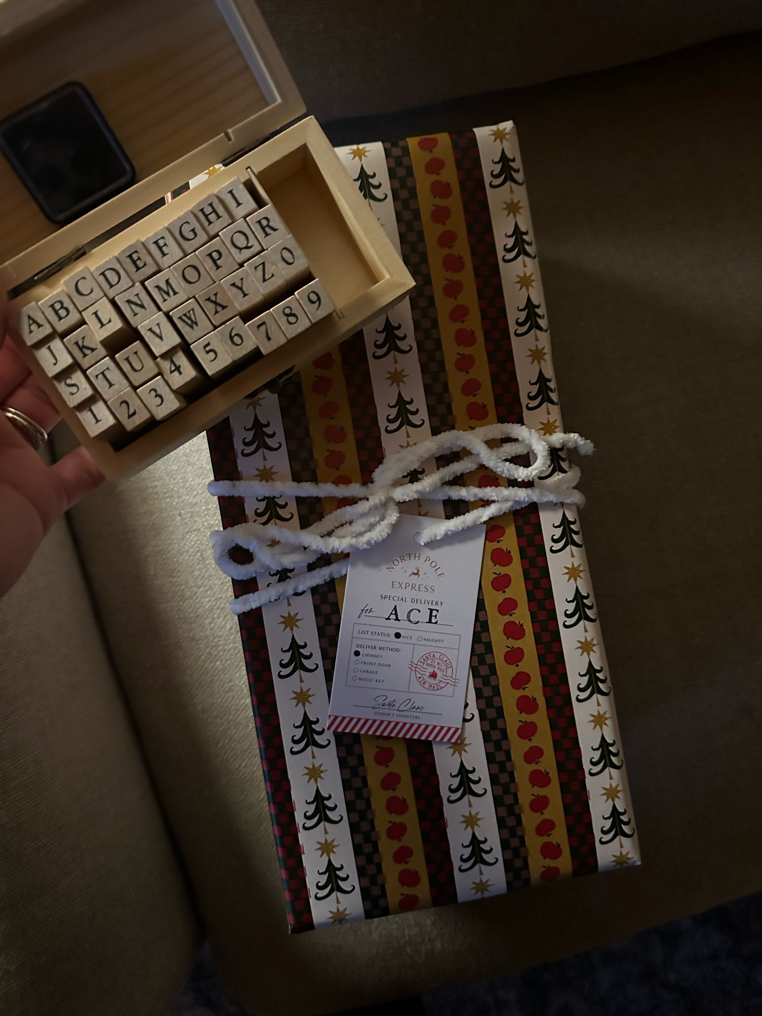 keeping the christmas magic alive with these stamp letters and gift tags from santa 🎅🏼 🎄🎁🥹

#LTKSeasonal #LTKKids #LTKHoliday