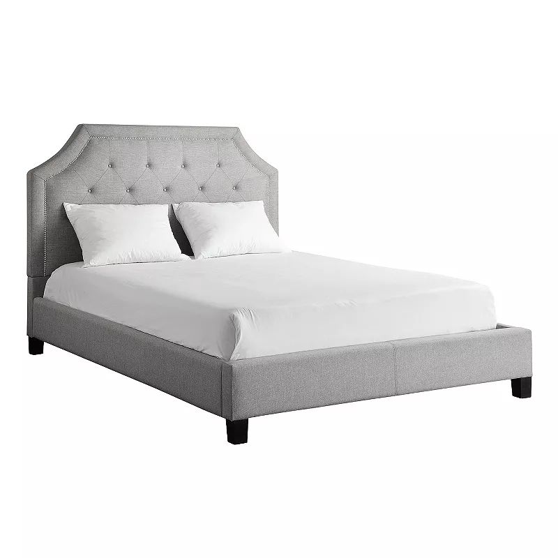 HomeVance Eden Bed Frame - Queen, Grey | Kohl's