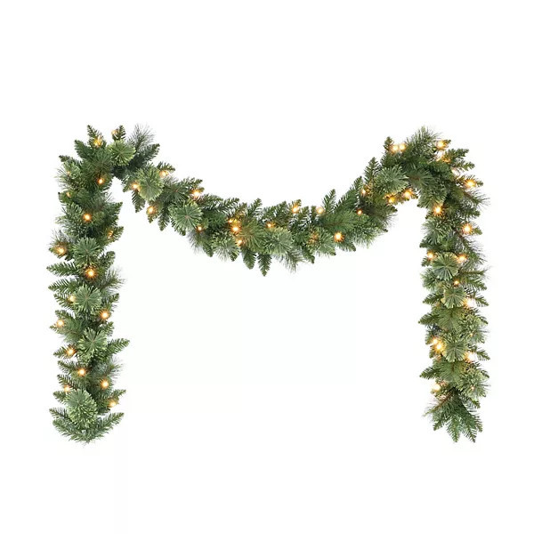 Puleo International Inc. 9-ft. Pre-Lit Garland | Kohl's