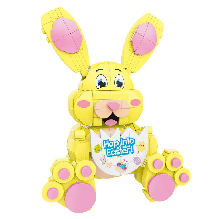 Brickcraft Bricktanicals Bricky Bunny Building Kit - Easter Bunny Toy, Customizable Stickers, Col... | Walmart (US)