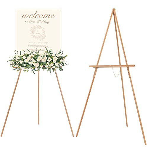 Amazon.com: MEEDEN Wood Easel Stand for Display: Wooden Display Tripod Stand for Posters Pictures... | Amazon (US)