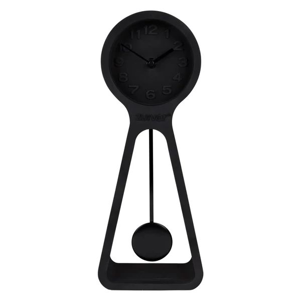 Zuiver Pendulum Clock Time All Black | Olivia's