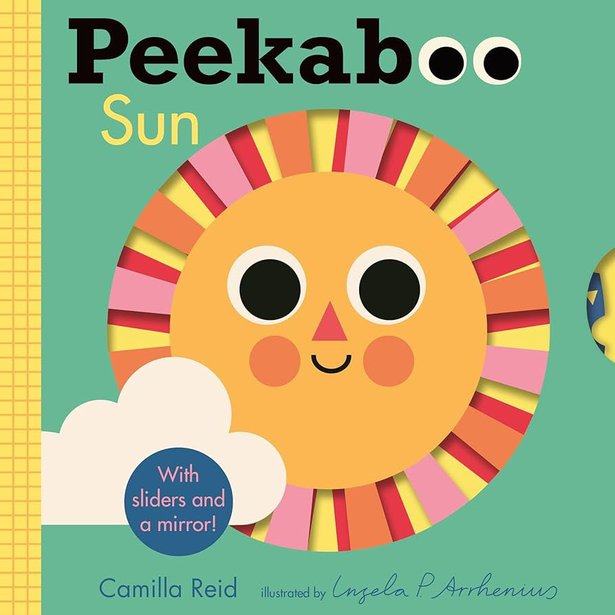 Peekaboo: Sun: (An Interactive Board Book for Babies & Toddlers with Mirror & Sliders to Push, Pu... | Amazon (US)