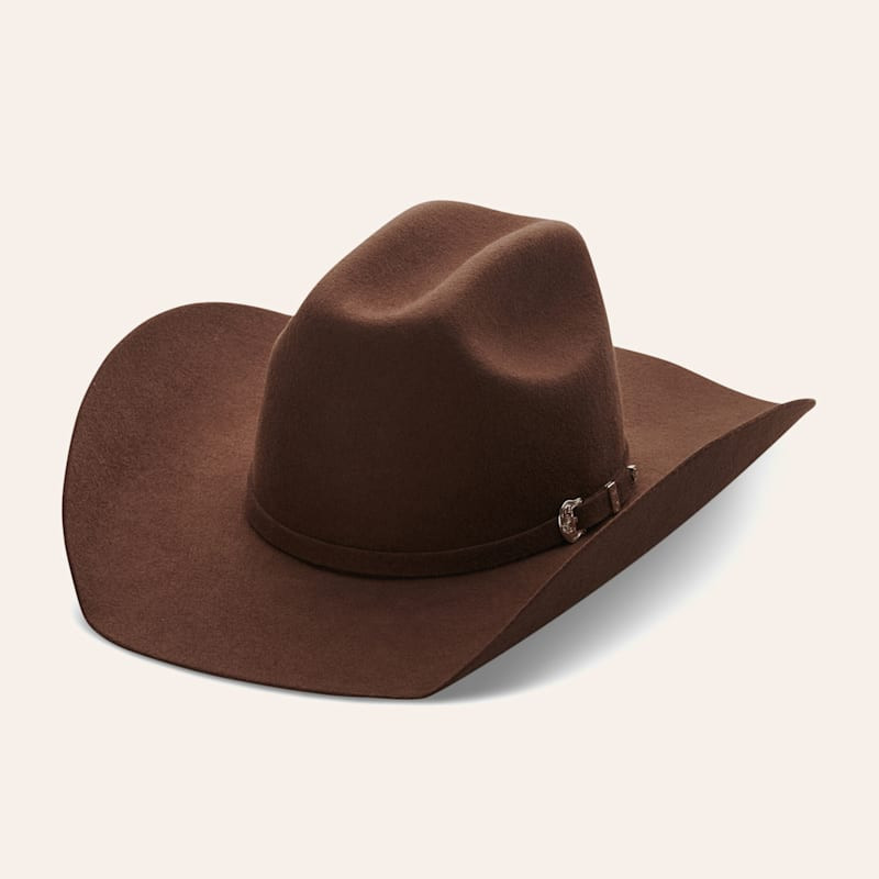 Ariat Kids' Chocolate Cattleman Wool Cowboy Hat | Cavender's