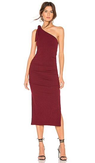 Privacy Please Hazel Midi Dress in Burgundy | Revolve Clothing (Global)