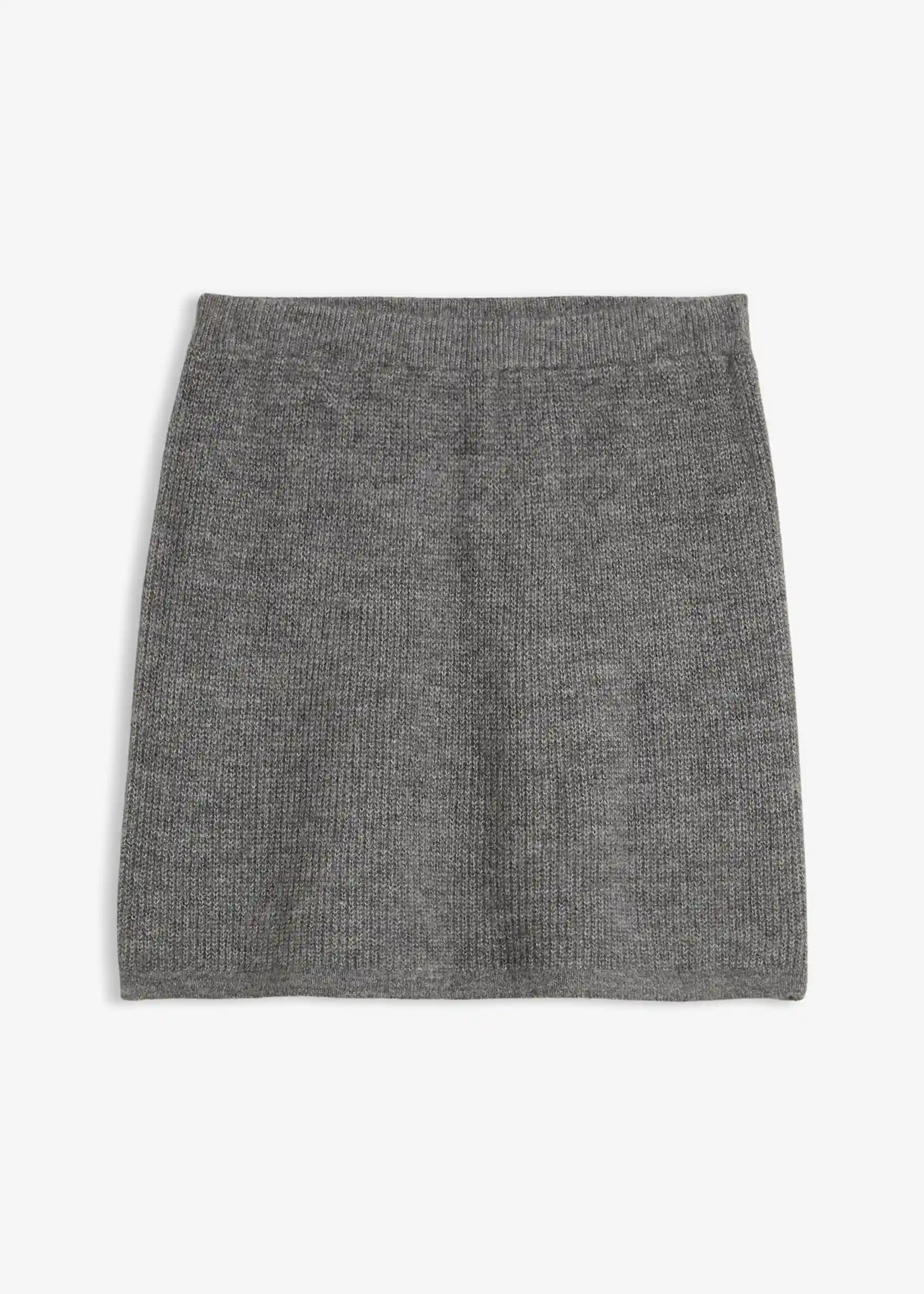Schlichter Strickrock - grau - Damen | bonprix | Bonprix DE