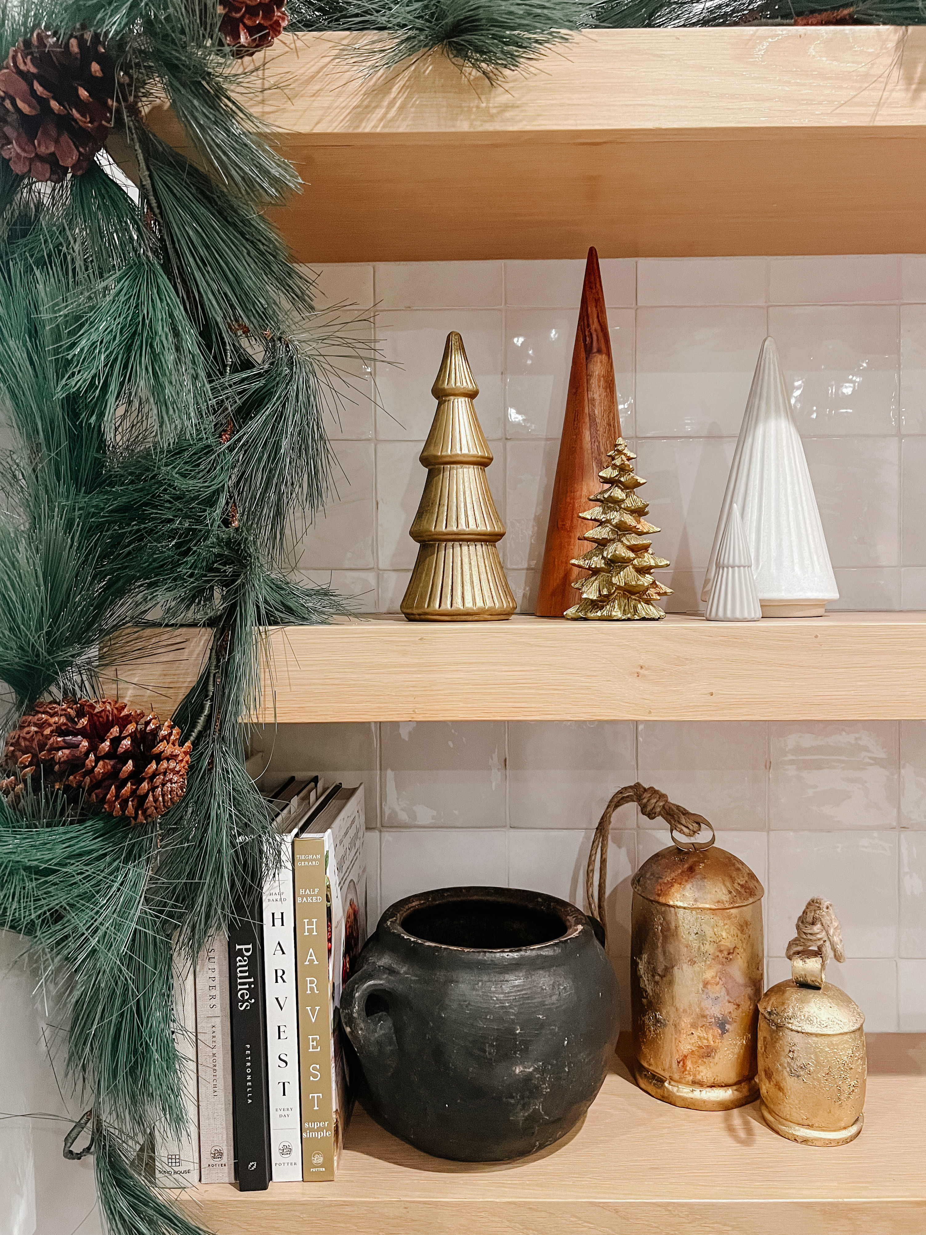 Kitchen shelves full of cheer ✨🌲

#LTKSeasonal #LTKHoliday #LTKHome