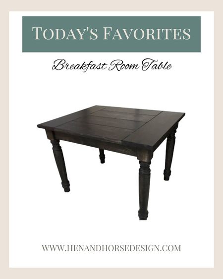 On sale! Farmhouse black Square table perfect for breakfast room or nook! 

#LTKsalealert #LTKstyletip #LTKhome