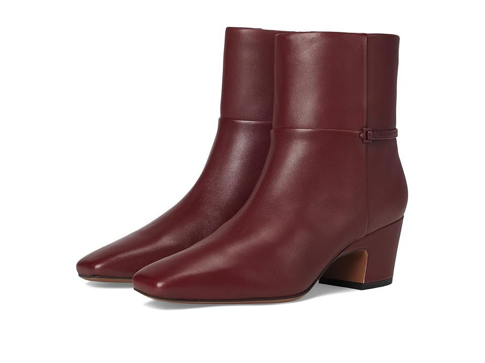 Franco Sarto Saydie Women's Boots Bordo Red : 5.5 M, Leather/Suede | Zappos