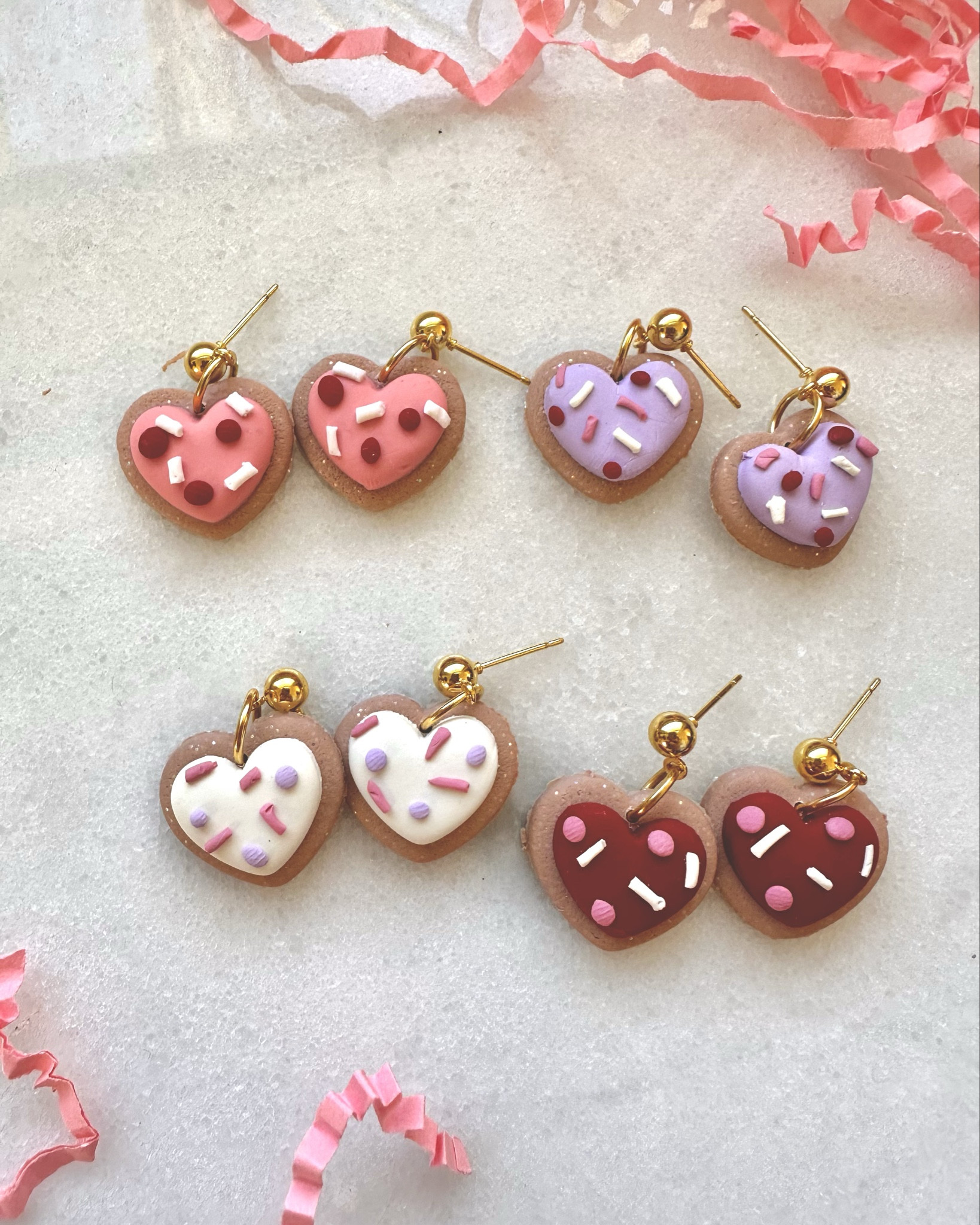 Valentine’s Day Earrings 💞

#valentinesday #jewelry #etsy #adorable #sugarcookies #clayearrings

#LTKSeasonal #LTKValentine #LTKBeauty