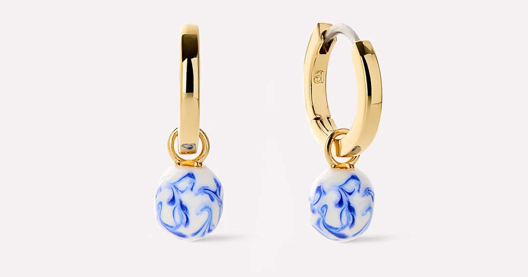 Lainey Marble Blue | Ana Luisa