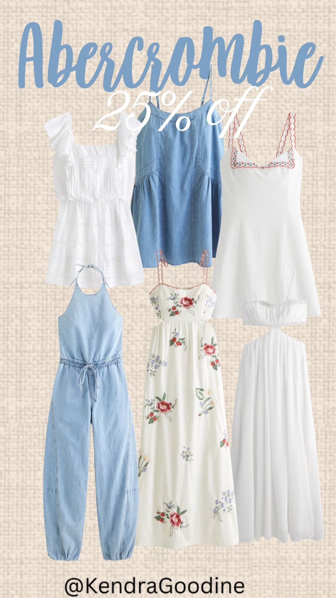 Use code:AFLTK to get 25% off dresses!

#LTKxAbercrombie #LTKSaleAlert
