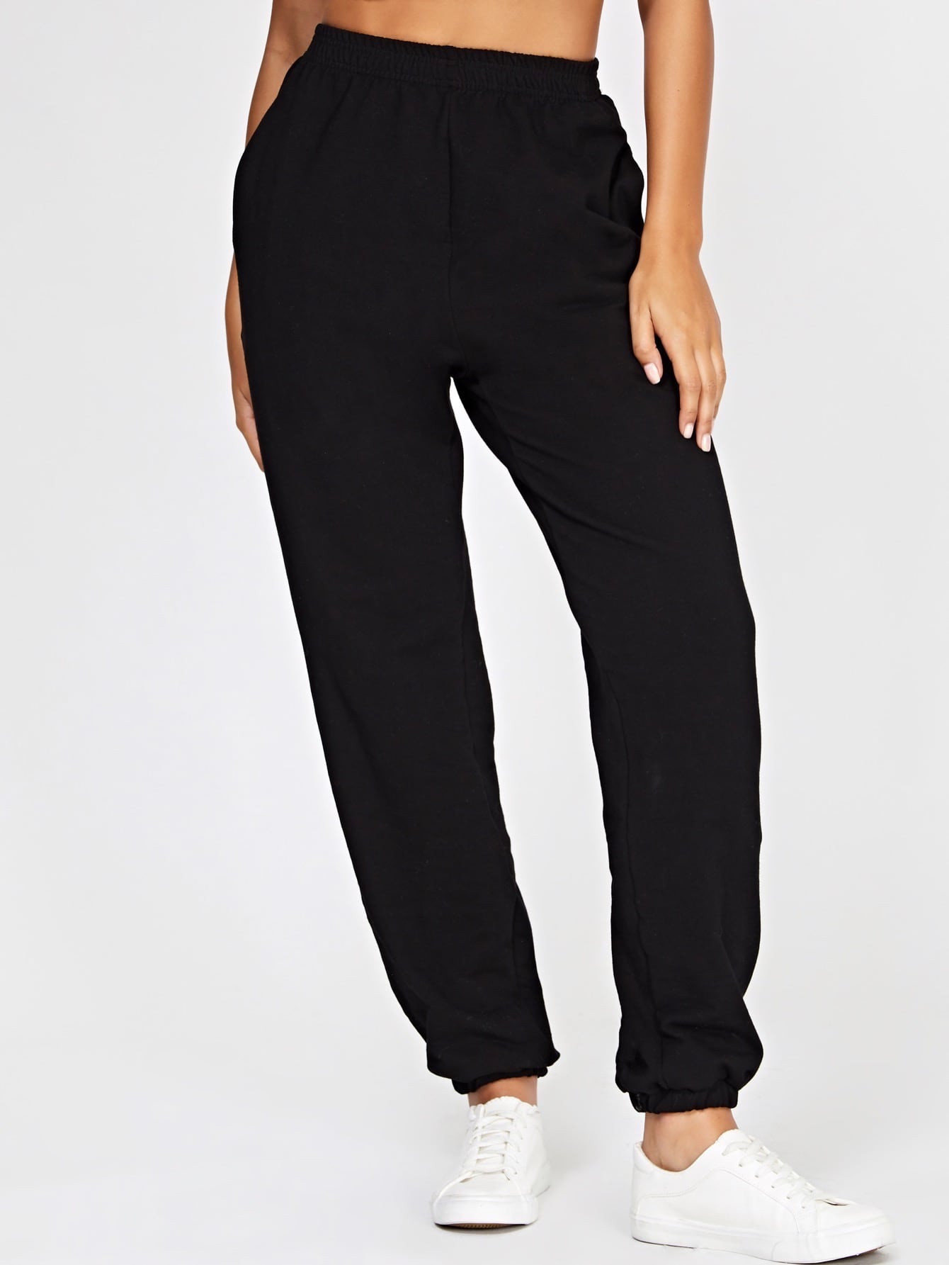 SHEIN Heavy Jersey Joggers | SHEIN