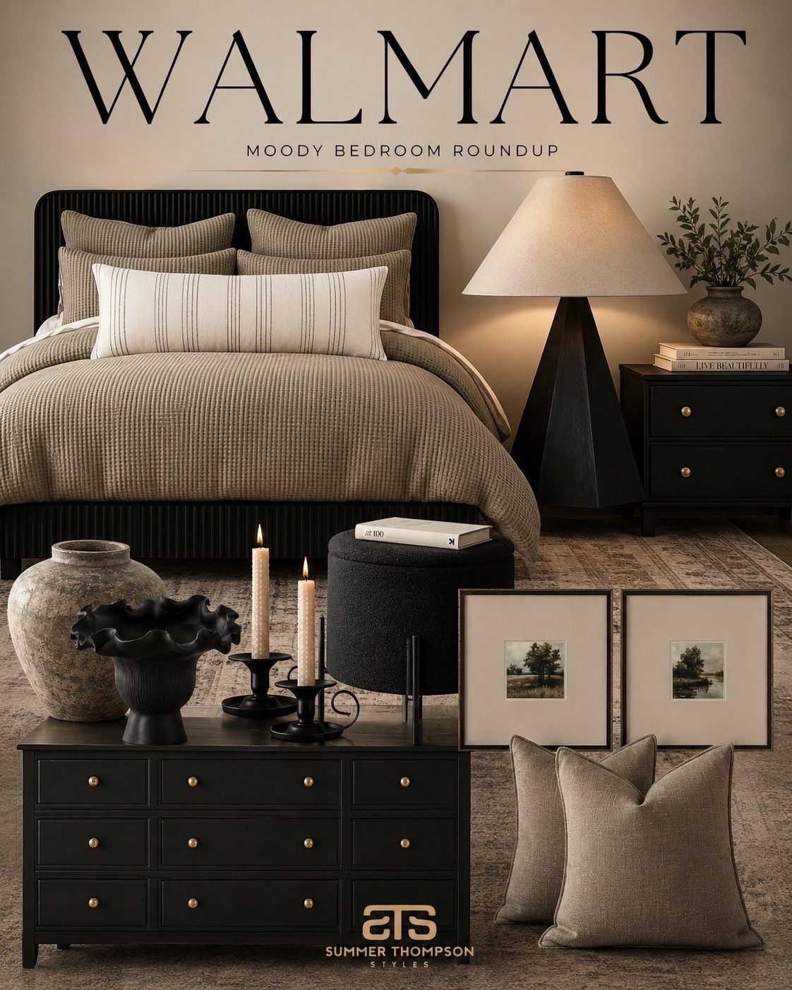 Walmart is bringing all the moody, cozy bedroom vibes with these gorgeous budget‑friendly finds 🖤 From textured neutrals to bold black accents, these affordable pieces make it easy to create a modern, elevated, designer‑inspired space you’ll love coming home to.



#walmarthome #moodybedroom #neutralhomedecor #affordablehomedecor #modernbedroomstyle #walmartfinds #bedroominspo #budgetfriendlydecor #neutraldecor

#LTKU #LTKHome #LTKdayinmylife