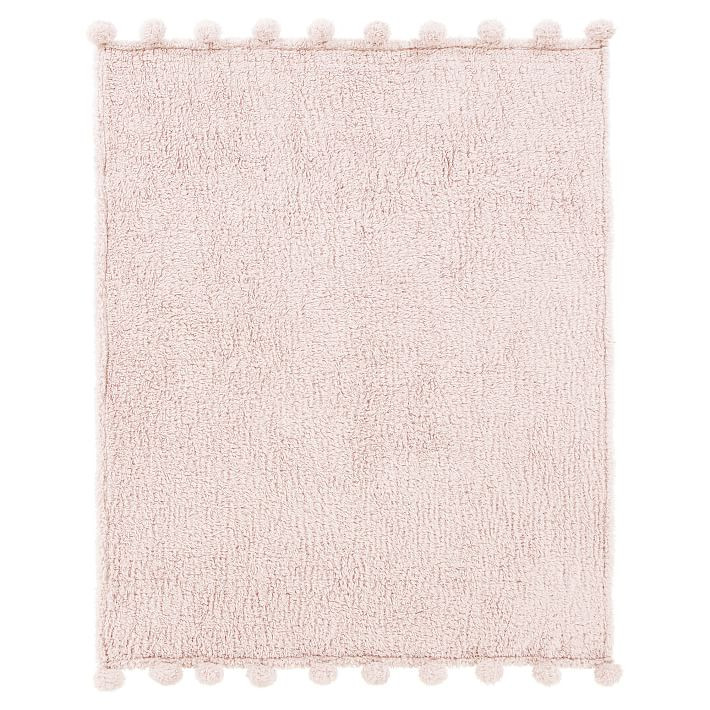 Cozy Pom Sherpa Throw | Pottery Barn Teen