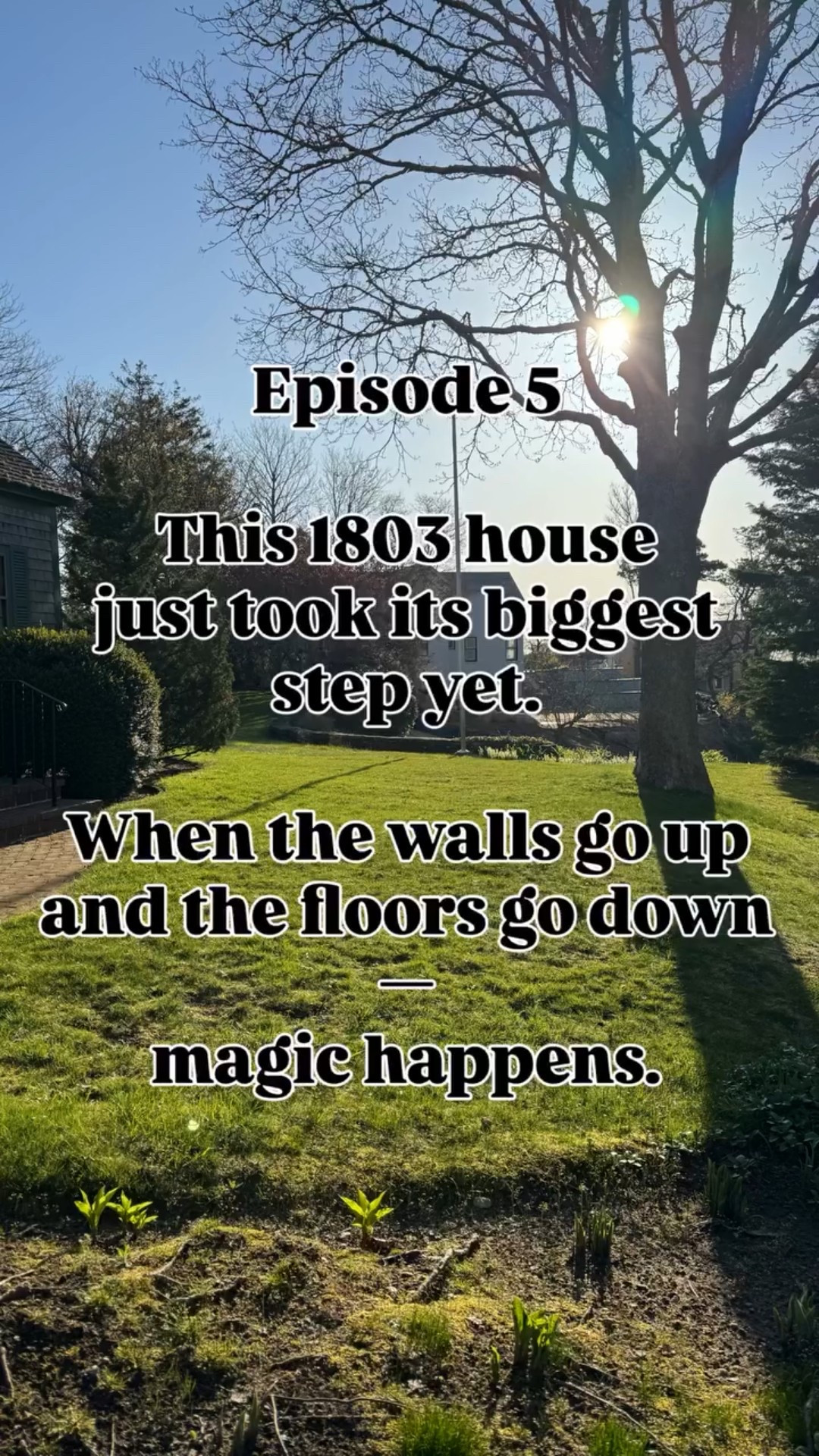The moment it all starts to come together.
 The framing is finished, insulation is in, and the new floors are down — and for the first time, this 1803 Cape Cod home feels like a home again.

There’s something so satisfying about seeing it transform from open beams and dust to defined spaces filled with warmth, light, and possibility. Every nail and board brings us closer to the finish line — and to moving back in.

This is Episode 5 in my Cape Cod Renovation Series, and it’s the first time we can really see our vision come to life.

💬 Tell me — do you love this part of a renovation (where everything starts coming together), or the big reveal at the end? 📌 Save this reel to come back to when we share the reveal — it’s right around the corner!

Cape Cod renovation, historic home remodel, old home renovation, 1803 house restoration, new floors installed, home framing and insulation, Cape Cod farmhouse, New England home renovation, before and after home transformation, restoring old homes

#CapeCodRenovation #HistoricHome #BeforeAndAfter #HomeRestoration #OldHouseCharm #RenovationJourney #CapeCodLiving #FamilyHome #HomeTransformation #NewEnglandHome #TimelessDesign #ClassicHome #OldHomeRenovation #HouseGoals #atalldrinkofstyle

#LTKTall #LTKHome #LTKOver40