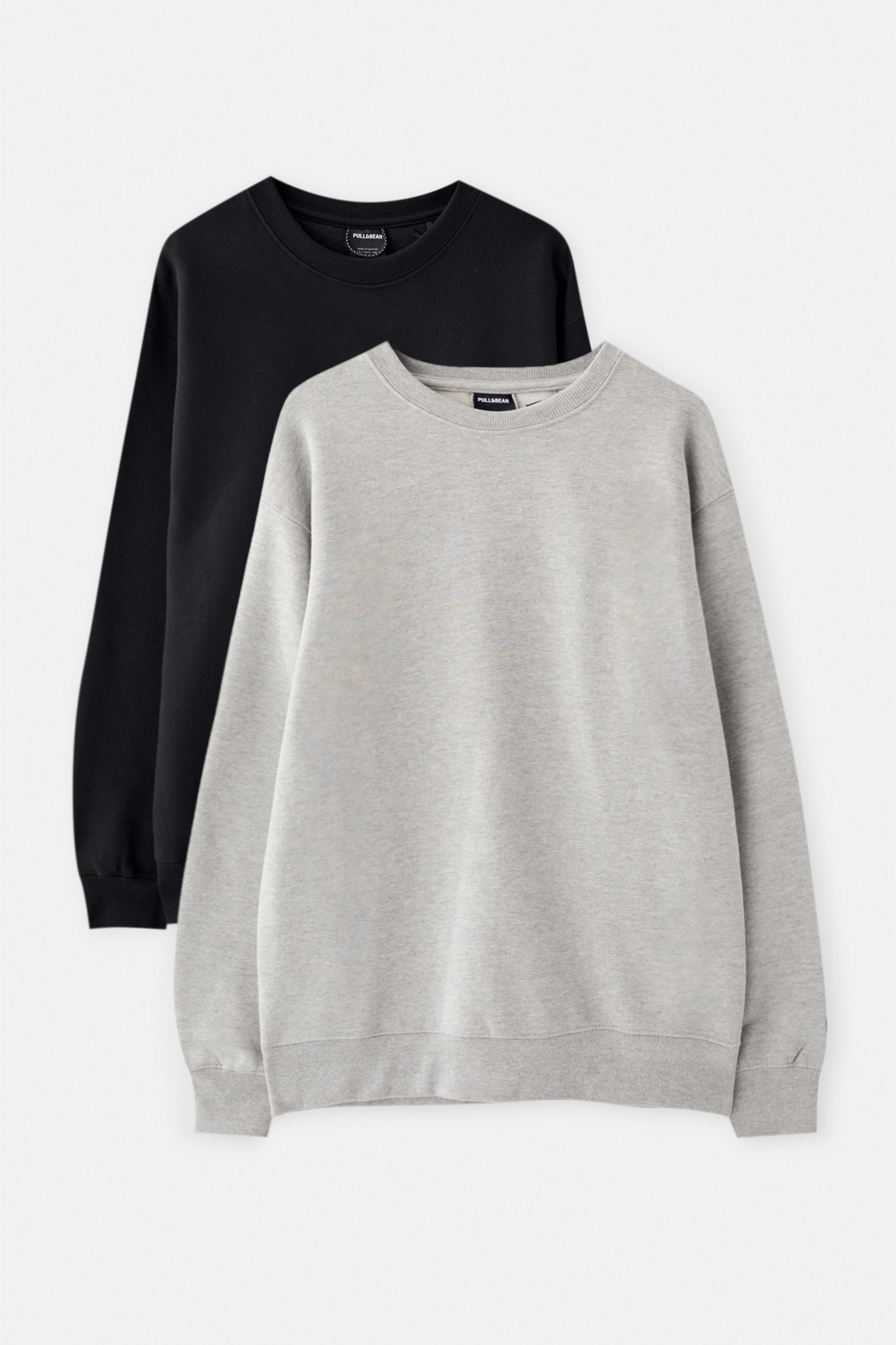 Pack of round neck sweatshirts | PULL and BEAR UK