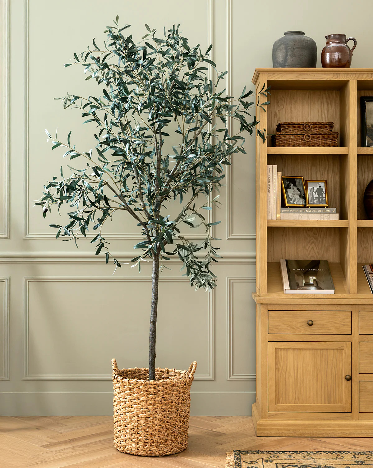 Faux 96" Olive Tree with Woven Pot | McGee & Co. (US)