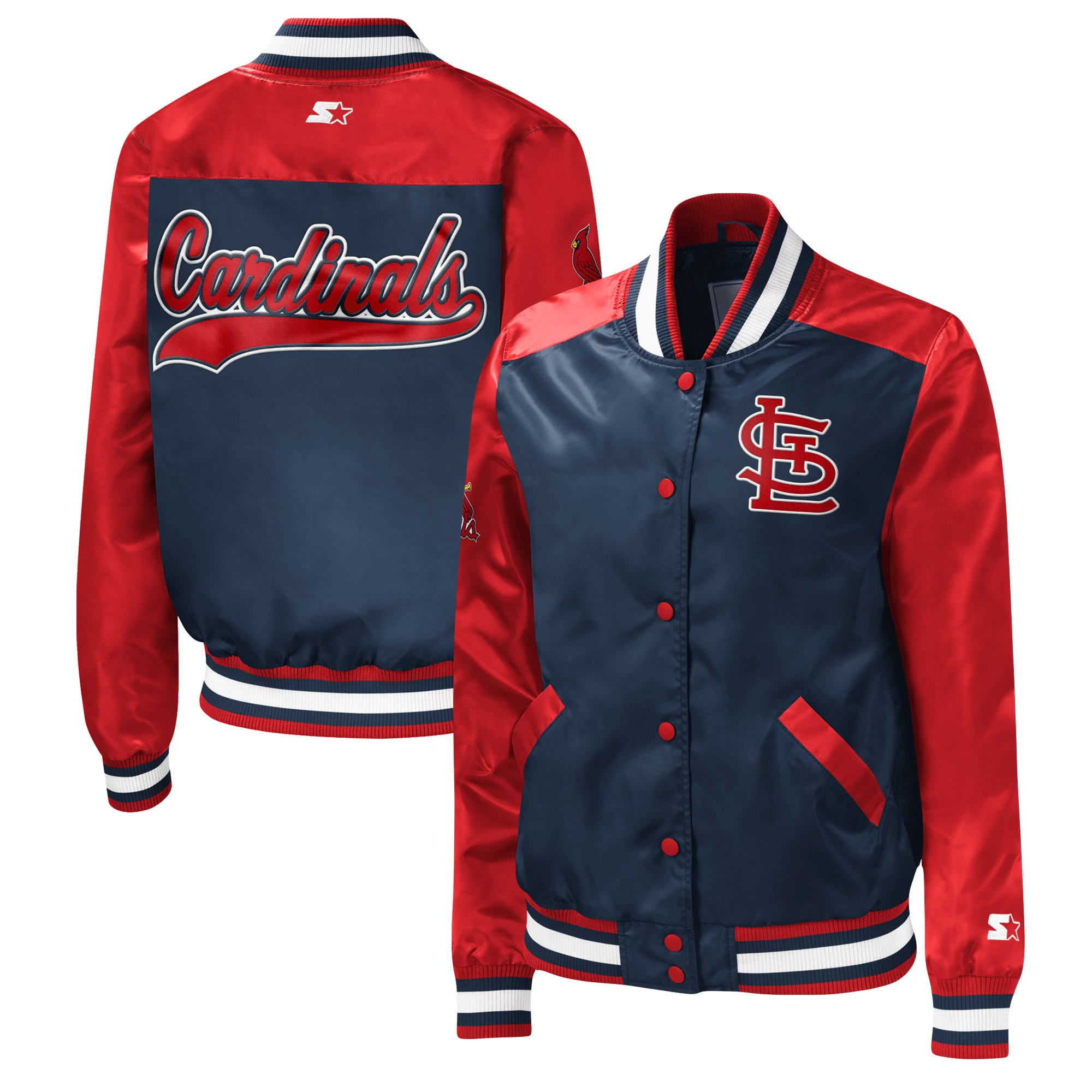 St. Louis Cardinals Starter Women's The Legend Full-Snap Jacket - Navy | Fanatics