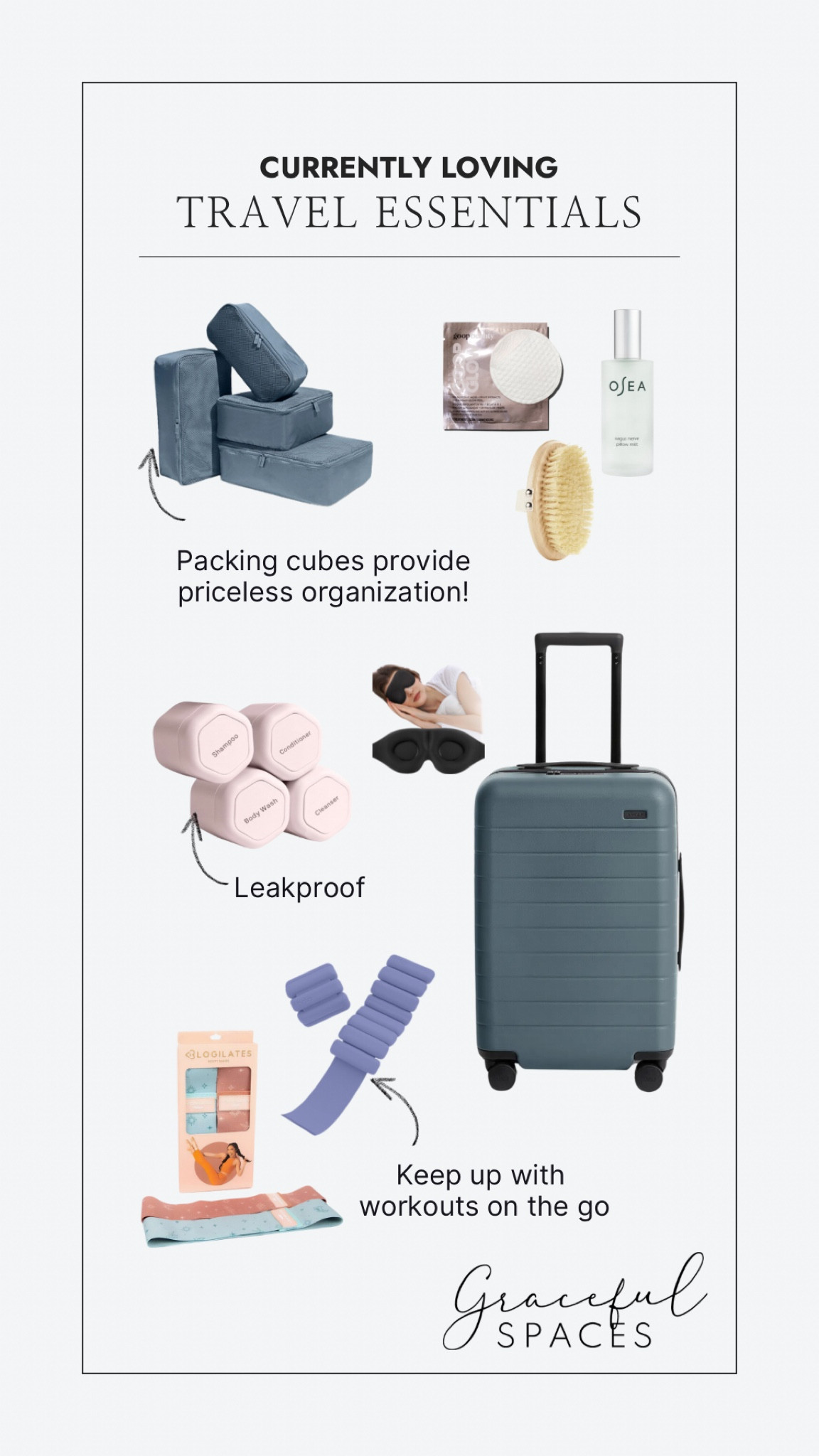 Packing for a summer trip? These travel essentials are so helpful for streamlined packing, skincare and workouts in the go, and sleek gear for packing.




#travel #packing #europe 

#LTKSeasonal #LTKTravel #LTKItBag