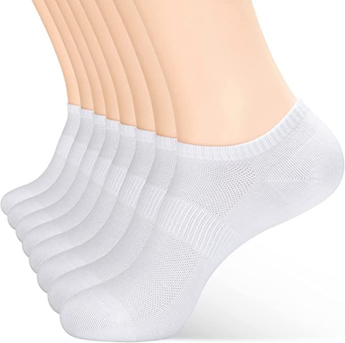inhees 8Pairs Ankle Socks Women's No Show Thin Athletic Running Low Cut Short Socks for US Shoe S... | Amazon (US)