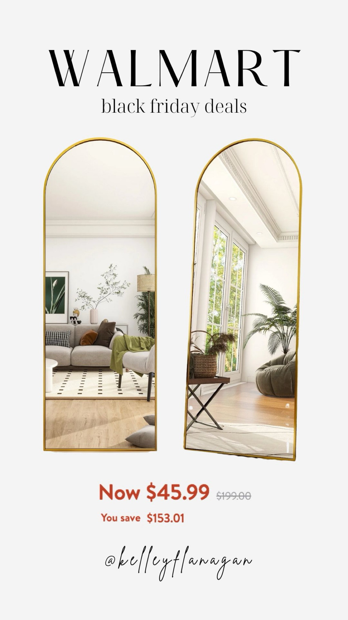 Black Friday Deals from Walmart ✨
Full Length Mirror on sale 💕

#LTKFindsUnder50 #LTKHome #LTKSaleAlert