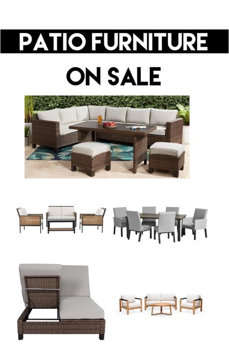 Patio furniture on major sale 

#LTKSeasonal #LTKhome #LTKsalealert