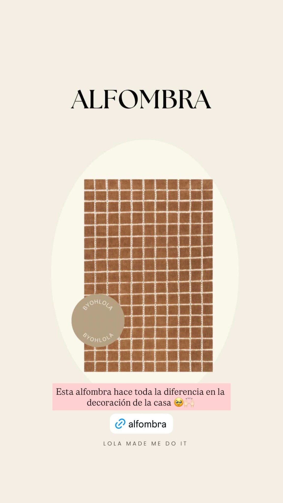 Esta alfombra hace toda la diferencia en la decoración de la casa 🥹🙌🏻