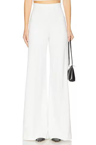 Ripley Rader Ponte Knit Wide Leg Pant in Off White from Revolve.com | Revolve Clothing (Global)