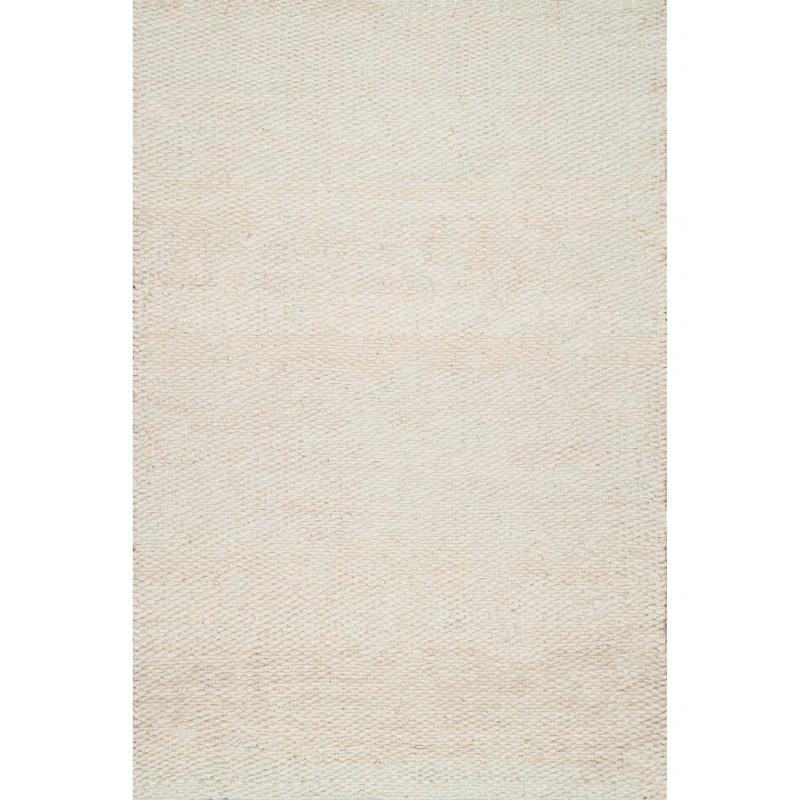 Whalan Handmade Tufted Jute/Sisal Area Rug in Off White | Wayfair North America