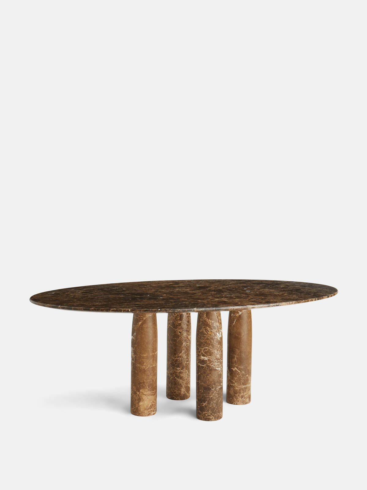Ilario Dining Table, Dark Emperador Marble | Soho Home Ltd