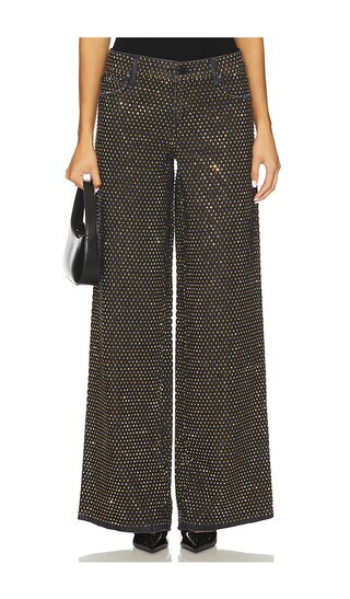 Alice + Olivia Amazing Baggy Jean in Black. - size 30 | Revolve Clothing (Global)