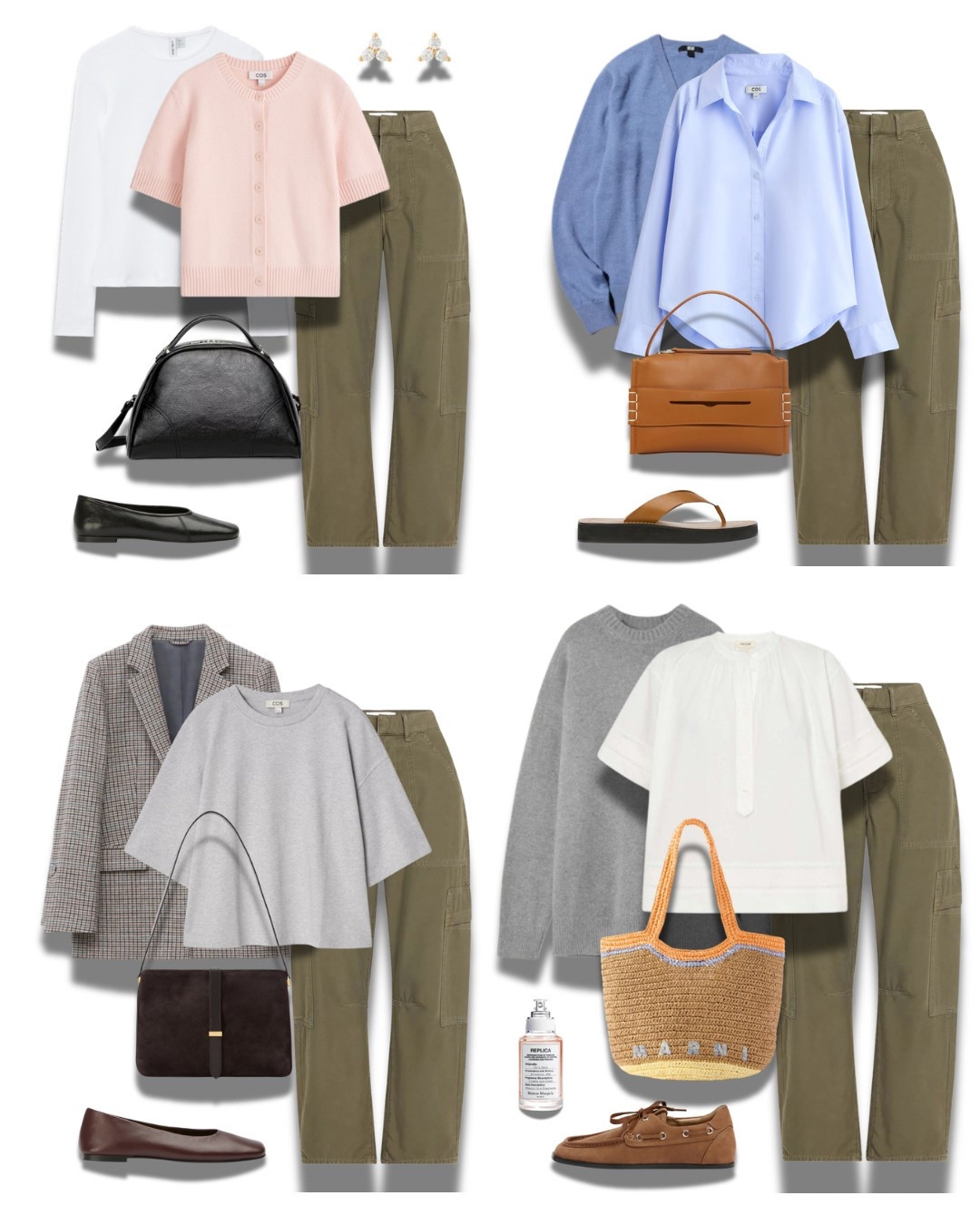 Styling cargos .. 4 x ways 🍂

#LTKautumn #LTKaustralia #LTKover50style