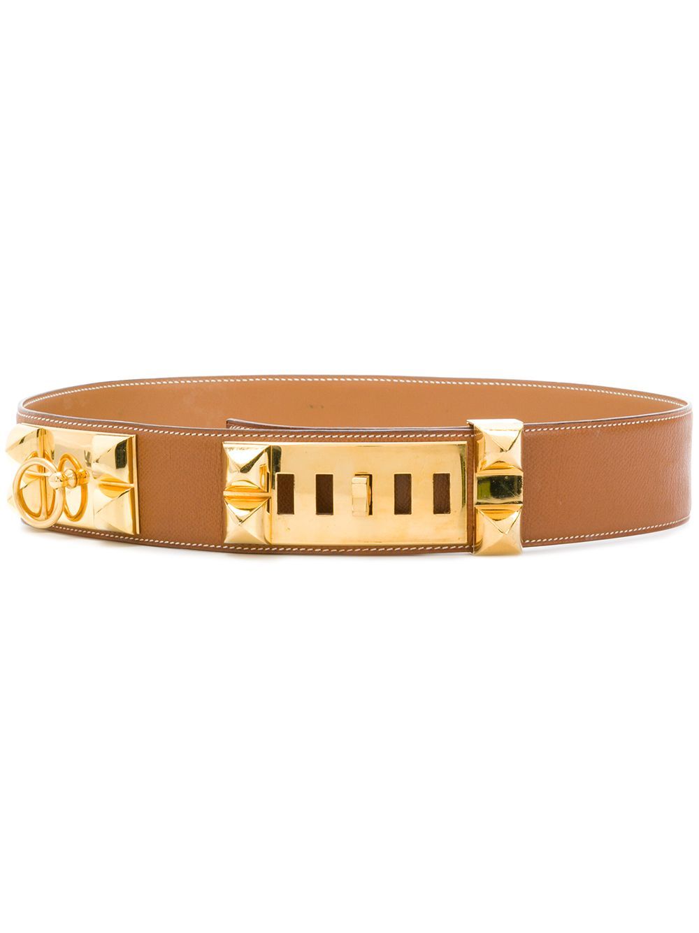 Hermès Vintage Medor belt - Brown | FarFetch US