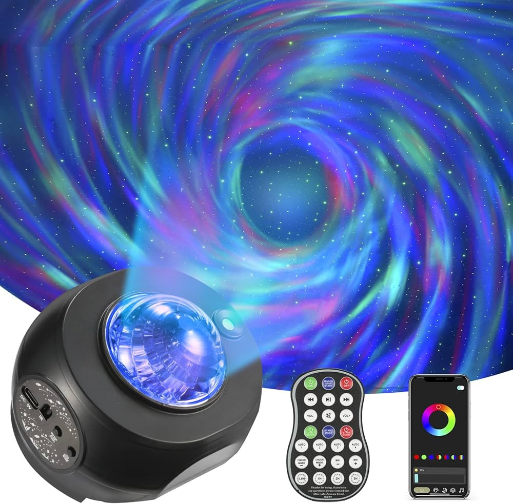 Galaxy Projector Star Lights Projector, NEWITEE Star Ceiling Night Light Projector with Bluetooth... | Amazon (US)
