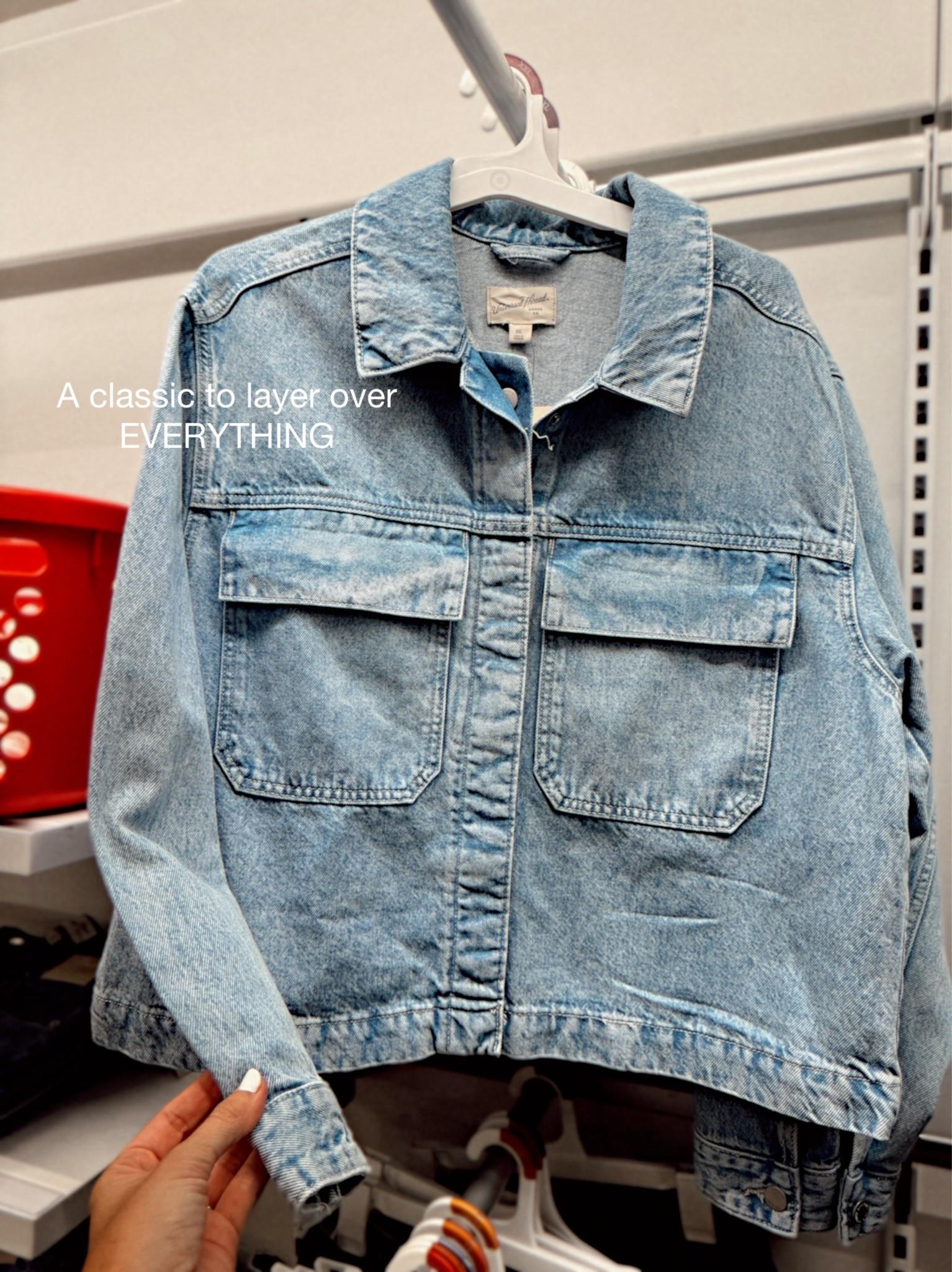 Target denim jacket on sale!!!!