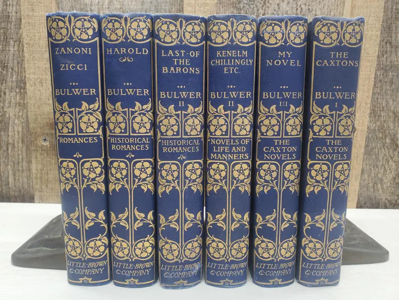 Antique Decorative Edward Bulwer-lytton Books – Individually Sold - Etsy | Etsy (US)