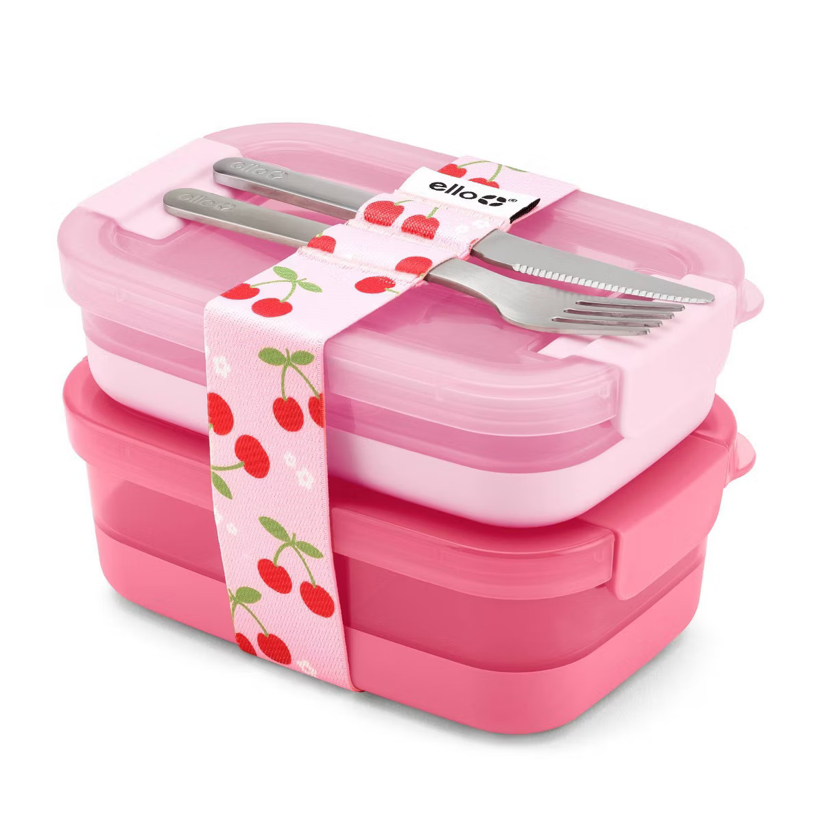 Ello 2pk Plastic Lunch Stack Food Storage Container | Target