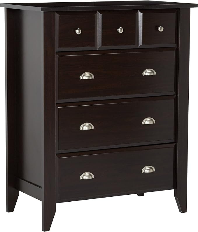 Sauder Shoal Creek 4-Drawer Chest, Jamocha Wood finish | Amazon (US)