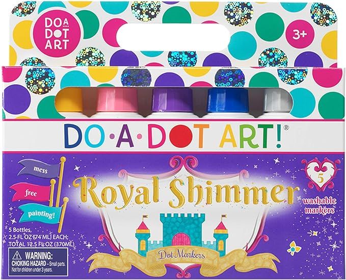 Do A Dot Art! Markers 5-Pack Shimmer Washable Paint Markers, The Original Dot Marker | Amazon (US)
