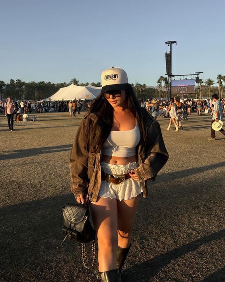 Brown leather jacket, casual spring outfit, neutral outfit, country concert outfit, festival outfit 

#LTKFestival #LTKSeasonal #LTKStyleTip