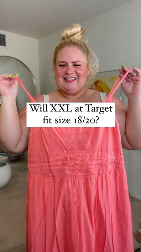 Plus size target haul
Dresses I tried on were xxl
I’m 5’4, 42g and size 18/20 typically 

#LTKstyletip #LTKplussize #LTKover40