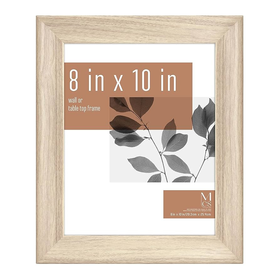 MCS Studio Gallery Classic 8x10 Picture Frame Natural Woodgrain, Vertical & Horizontal Wall Hangi... | Amazon (US)